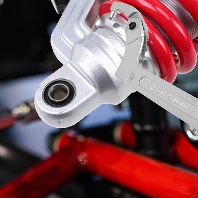 4 Pieces Adjustable Pin Spanner Wrench Tool Set | 3/4" to 6-7/10" C Pin Spanner Hook Wrench Tool for Pipes Heating, Vehicles, Mechanical Equipments (Round Head)