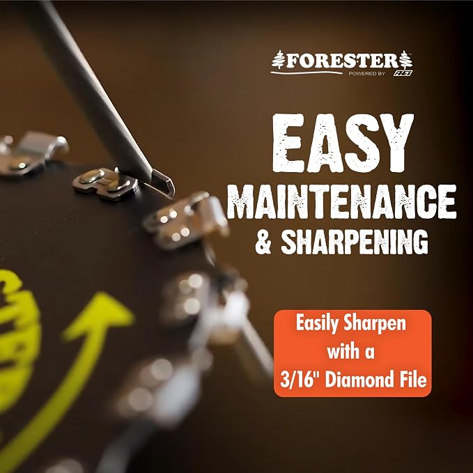 FORESTER Carbide Tip Chainsaw Brush Cutter Blade - 7in x 14 Teeth | Fits Most Straight Shaft Trimmers | Conversion Kit Sold Separately