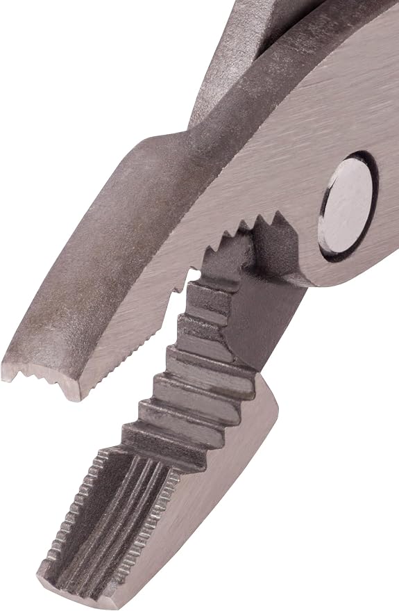 VAMPLIERS 2-PC Screw Extraction Pliers Set. Includes: 7" Slip-Joint + 7" BOSS Stripped Screw Removal Pliers. Unique Non-slip Jaws. Made in Japan.