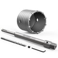 DAYDOOR 2-9/16" (65mm) Concrete Hole Saw with SDS Plus Shank Adapter, Tungsten Carbide Tipped Masonry Hole Saw, Heavy Duty Concrete Core Drill Bit for Brick, Cement Wall, and Stone