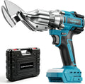 Cordless Metal Shear Compatible for Makita 18V, Brushless Electric Metal Shears 1600RPM for HVAC Ducts, Auto Body Panels &Fencing,Stainless Steel Cutter with LED Light (Tool Only