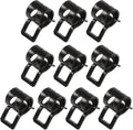 10pcs 0.24" ID Constant Tension Band Hose Clamps, 6mm Spring Band Type Action Hose Clamp Manganese Steel Fuel Line Clamp Low Pressure Air Clip Clamp for Fuel Hose Line Water Pipe Air Tube black