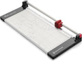 Firbon 15" Rotary Paper Trimmer with Replaceable Blade, Heavy Duty 10-Sheet Capacity Cutter for Cardstock, Photos, Scrapbooking, Office, School & Studio