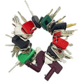 39 Heavy Equipment Keys Master Set, Construction Machine Operator Ignition Key Set for Caterpillar Bobcat JD Case JLG JCB Volvo Hyster Ford New Holland Yanmar Takeuchi Kubota Komatsu Toyota Hitachi