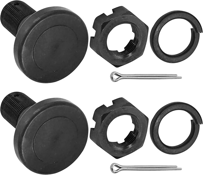 Caltric Blade Bolts with Castle Nut Kit Compatible with King Kutter Rotary Cutter L40 L48 L60 L72 P48 P60 P72 501001