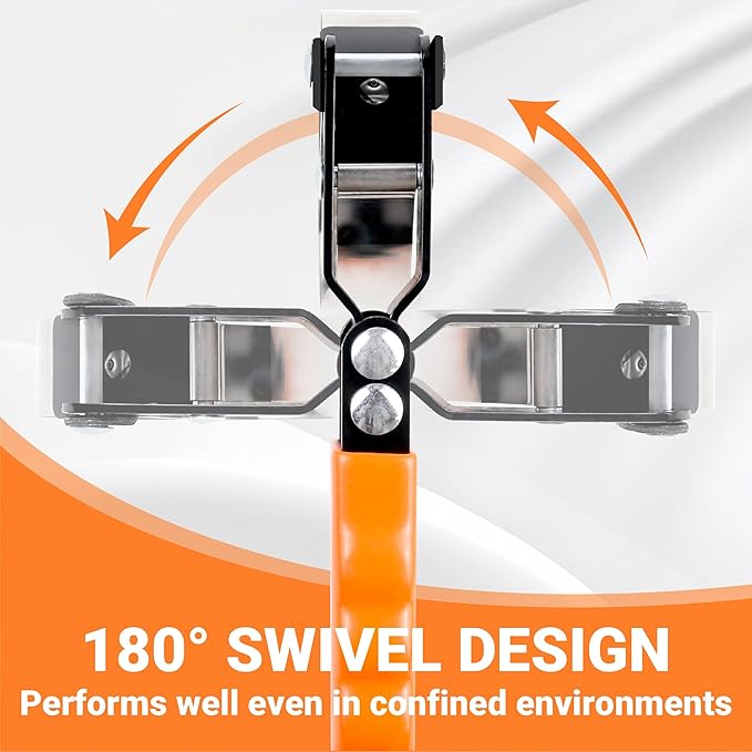 Anti-Slip Swivel Oil Filter Wrench - Removal Tool for Car Repairs, Medium Size Fits Filters 2-3/4" to 3-1/4"