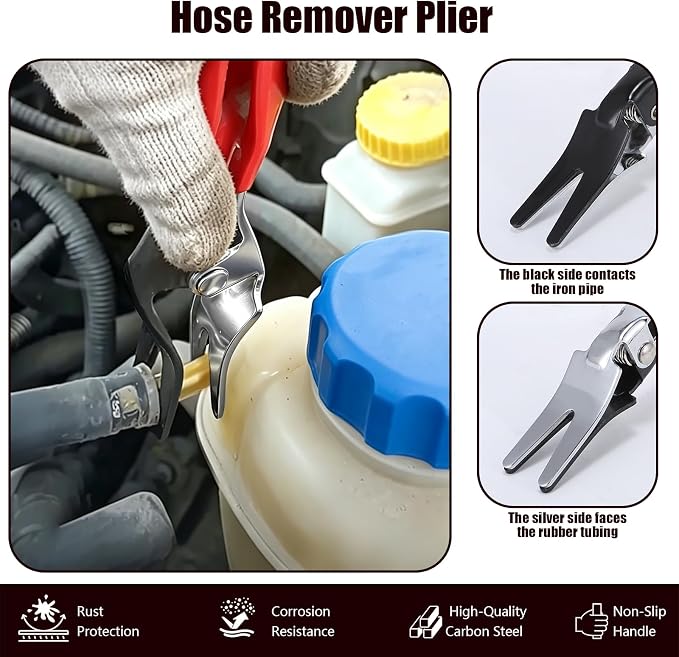 Denchy 8 PCS Automotive Electrical Disconnect Pliers Hose Clamp Pliers Set