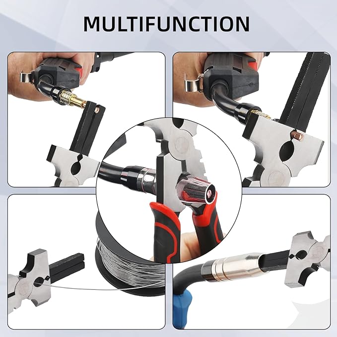 GUTIMORE MIG Welding Tools,22pcs,Chipping Hammer,13.5" Leather Welding Gloves,7" Speed Square,11" Welding Clamp,Soapstone Holder,50LB Welding Magnet,8" Welpers Pliers,MIG Nozzle Reamer,Wire Brush