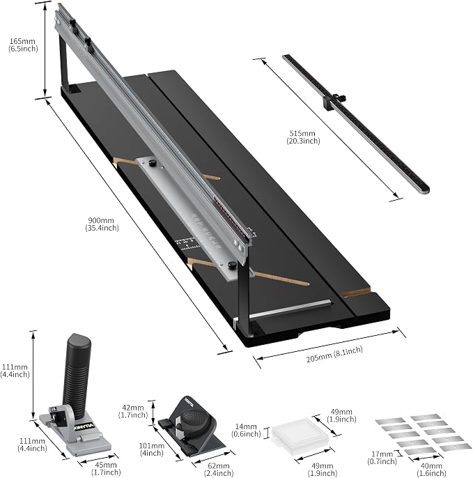 GONYTIA 35 Inch Compact Elite Mat Cutter, High Precision Mat Board Cutter for Picture Framing and Art Projects At-Home Framers Black