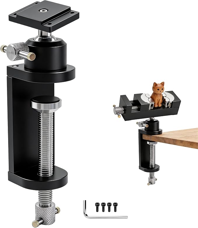 ARKNOAH Heavy Duty Vise Stand with 360-Degree Swivel Base