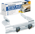 Crown Stops for Miter Saw - Simplifies Compound Angle Cutting, Heavy Duty Crown Molding Jig Fits DEWALT DWS780 DW718 DW716 & Other DEWALT Models
