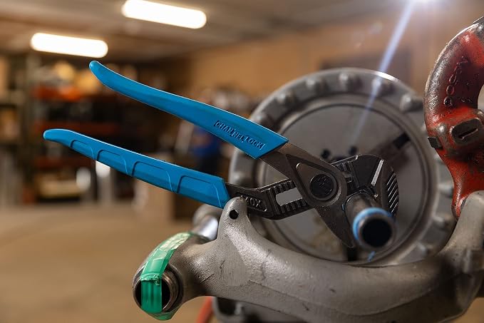 Channellock SpeedGrip Series 440X Tongue and Groove Plier, 12.05 in OAL, 2.32 in Jaw, Non-Slip Adjustment, Blue Handle