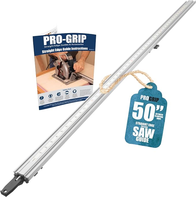ProGrip Straight Edge Clamp Ideal for Cutting Large Sheets of Plywood and Dado Slots