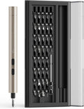 iFu 42-in-1 Mini Electric Screwdriver, Cordless Precision Repair Kit | Need to fix a laptop or drone? This 42-in-1 cordless screwdriver set with 37 magnetic bits makes electronics repair simple.
