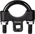 Toolwiz Inner Tie Rod Removal Tool - 3/8” inch Universal Low Profile Tool 30-42mm with Non-Slip Teeth for Easy Inner Rod Removal and Installation, U-Wrench for Car Truck Vehicle Automotive Repair