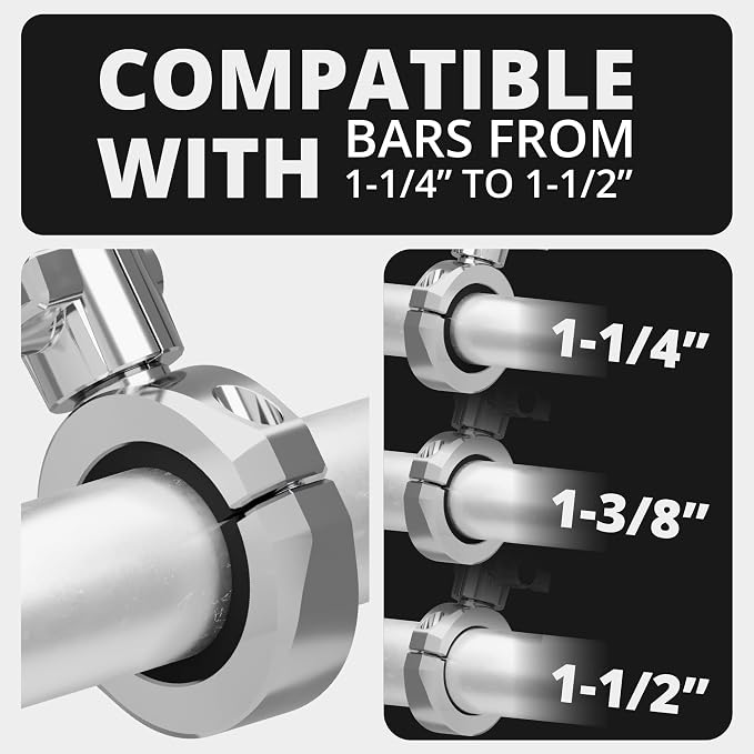 Tackform Chrome Motorcycle All Metal Phone Mount - Vibration Dampening 20MAXX Spring Cradle | Universal Clamp Fits 1-1/4" to 1-1/2" Handlebars | Compatible with iPhone, Galaxy, More | Short Reach