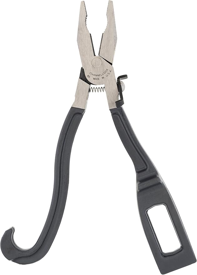Channellock 86 Spring Loaded Compact Rescue Tool with Lock, 9"