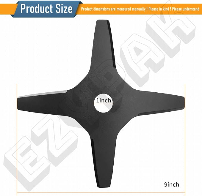 9"x1" 49-16-2757 Brush Cutter Blade for 18V Quik-LOK Edges, use with the Attachment (49-16-2738)