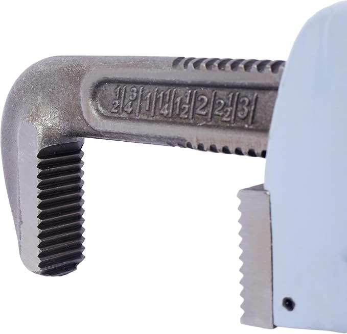 Pipe Wrench Set, Rigid Pipe Wrench Sets Aluminum adjustable, Professional Heavy Duty Hangable Design for Plumbing, Home, Vehicle Repair (10", 14", 18", 24" Pipe Wrench)