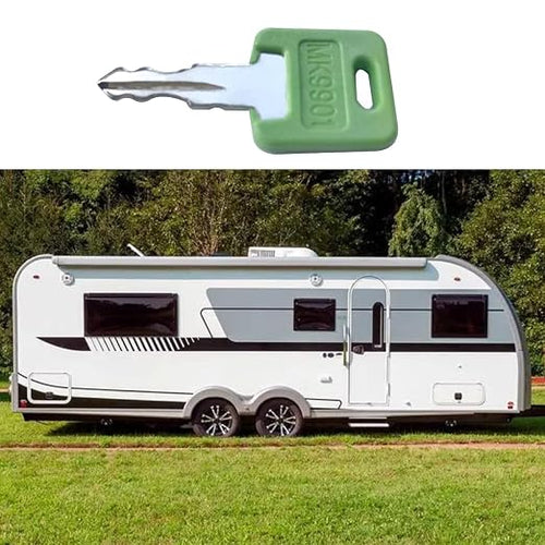 10 Pack Ignition Keys for RV Camper Key MK9901 6601 Compatible with FIC Global Link Bauer Motorhome Master Green CF EF HF Codes Series (MK9901)