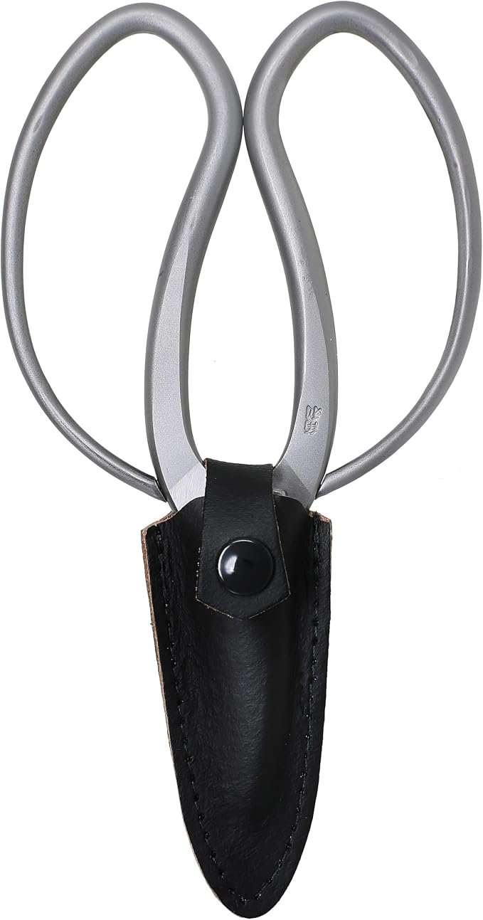 KAKURI Bonsai Scissors Made in Japan 7", Japanese Stainless Steel Blade, Okubo Shears for Bonsai and Garden Use