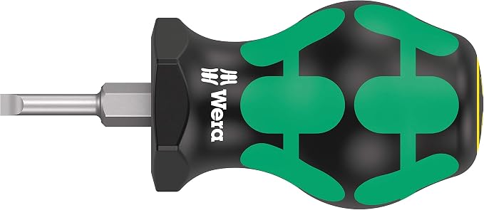 Wera 05008870001 Stubby Set 1 Screwdriver Set, 5 Pieces,Green