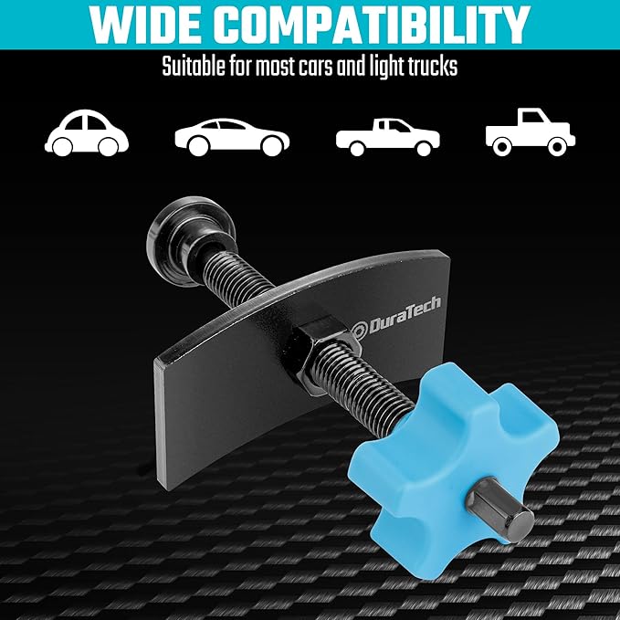 DURATECH Heavy Duty Caliper Piston Compressor Tool, Brake Pad Spreader with 2PCS Brake Caliper Hangers,Brake Piston Compressor Tool for Most Cars and Light Trucks