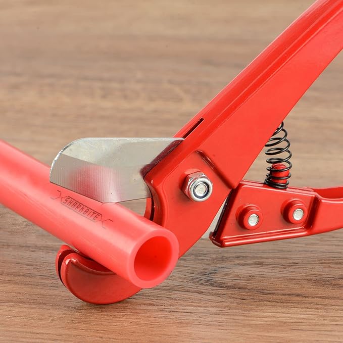 iCrimp PEX Clamp Cinch Tool for 3/8-inch to 1-inch Stainless Steel Clamps meet ASTM F2098 Standard with Pex Pipe Cutter Blue&red