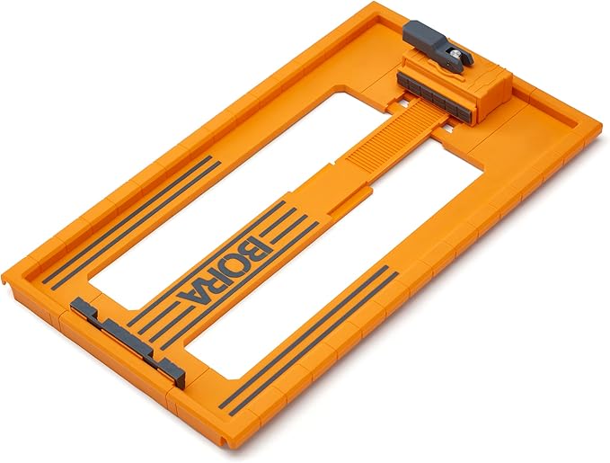 BORA NGX Saw Plate RT Circular Saw Guide, For Straight Cuts, designed for use with Bora NGX and WTX Clamp Edge System, Adjustable to fit most Circular Saws 546001