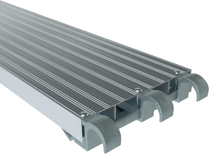 Louisville Ladder 7 ft. x 19 in. Aluminium Scaffolding Platform, 75 psf-Load Capacity, PD9207