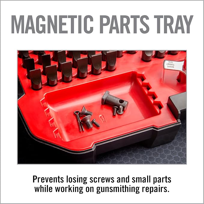 Real Avid Precision Screwdriver Set for Gun Maintenance | 90 PCS Screw Driversets with LED Driver, Hex, Phillips & Torx Bit Set | Kit Includes Magnetic Bit Driver, Turret Tool, Multibit Set & Case