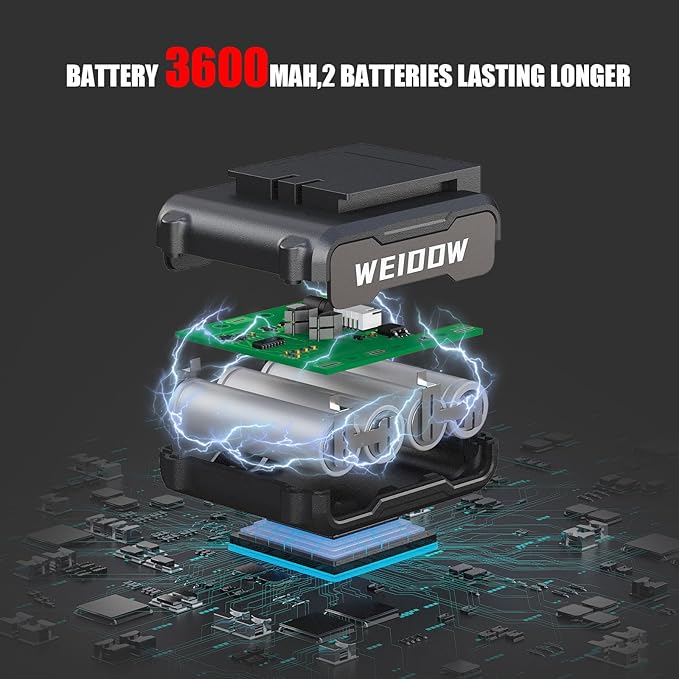 weiddw Laser Level with Tripod, Self Leveling Laser Level 4x360°, Green Line Laser 4D Laser Leveler Tool with 2Pcs Lithium Batteries for Picture Hanging, Tile, Home Renovation, Indoor