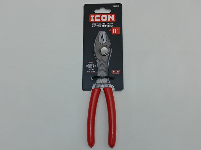 8" Quick Adjust Pliers Push Button Slip Joint