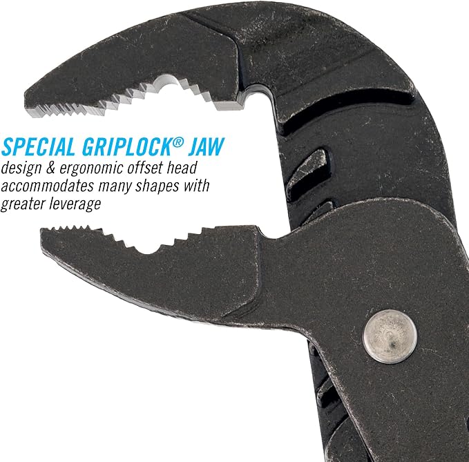 3 PIECE GRIPLOCKå¨ PLIER SET 6. 5 IN. - 9. 5 IN. - 12. 5 IN. PLIERS Channellock GLS-3