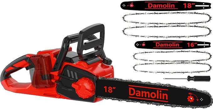 36V(18V*2) 16"+18" 2-IN-1 Brushless Chainsaw Cordless, Electric Powered Chainsaw Compatible with Milwaukee M18 Battery, with Auto Oiler & Safety Lock Brake, for Tree Trimming Branch Wood(ONLY TOOL)