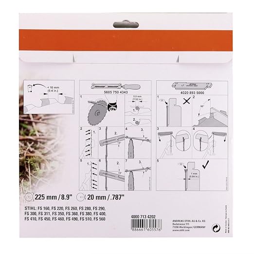 Stihl 40007134202 brush cutter/string trimmer accessory Brush cutter blade