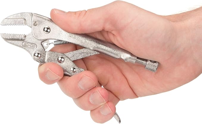 TEKTON 5 Inch Straight Jaw Locking Pliers | PLK00005