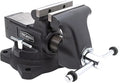 Yost HD550-C Heavy Duty 5-1/2 Inch Mechanics Work Bench Vise | Heavy Duty Woodworking & Metal Work Table with Secure Grip Swivel Base | 60,000 PSI Casting Iron Material with Extra-large Anvil Surface