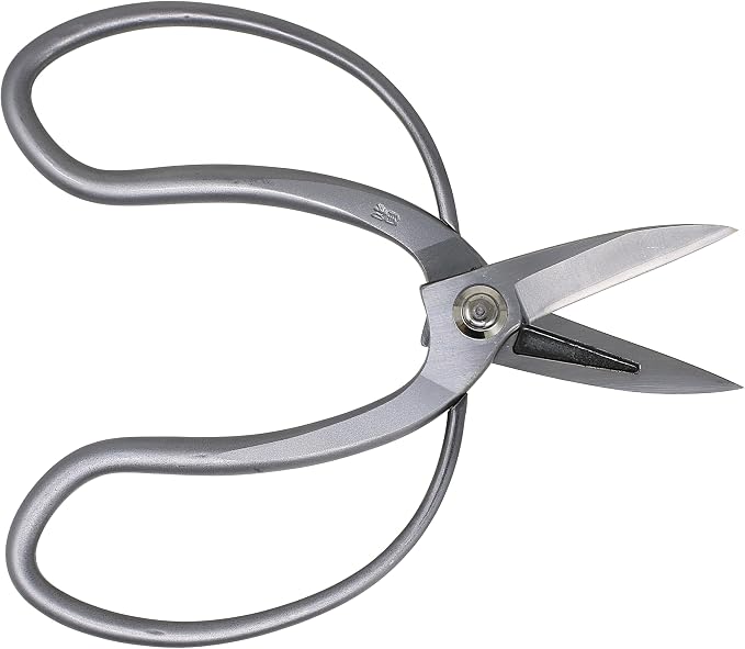 KAKURI Bonsai Scissors Made in Japan 7", Japanese Stainless Steel Blade, Okubo Shears for Bonsai and Garden Use