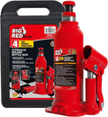 Torin T90413 Big Red Hydraulic Bottle Jack with Carrying Case, 4 Ton (8,000 lb) Capacity