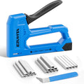 Light Duty Staple Gun for Wood, Blue Upholstery Staple Gun Kit with 2000pcs JT21 Staples 1/4, 5/16, 3/8 inch and Staple Remover, Stapler Gun for Crafts, DIY, Classroom, Mothers Day Gift