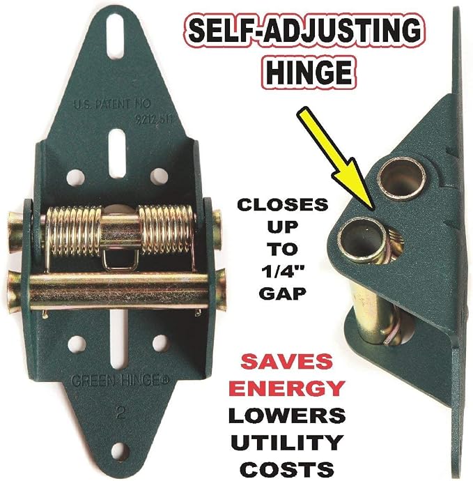 Garage Door Hinge - Energy Saving, 4 Panel Doors 12' Wide & Over, MFG# C4416-40