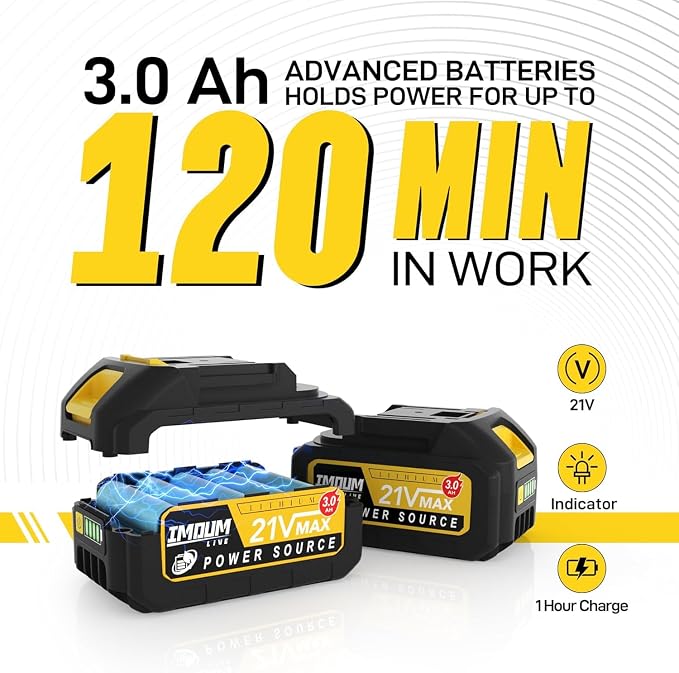8 Inch Mini Chainsaw Cordless, Brushless Electric Chainsaw with 2x 21V 3.0Ah Batteries, Tool-Free Chain Tension & Auto Oiler, Handheld Pruning Chainsaw for Tree Trimming Wood Cutting, 2026 Upgraded