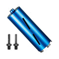 SALI Diamond Core Drill Bits 3 1/2" Diameter 10"/254mm Drilling Depth 5/8-11" Thread Core Bit Turbo Laser-Welded Segments for Cured Concrete with Brick, Block, Masonry, with Two Adapters