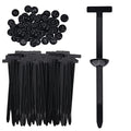 150 Pcs Nylon Universal Cable Tie Buckle for Car - Self-Locking and Easy Install Zipper Clips with Pin & Button Design - UV-Resistant Fixion Tools Zip Tie for Quick and Effortless Car Daily Repair