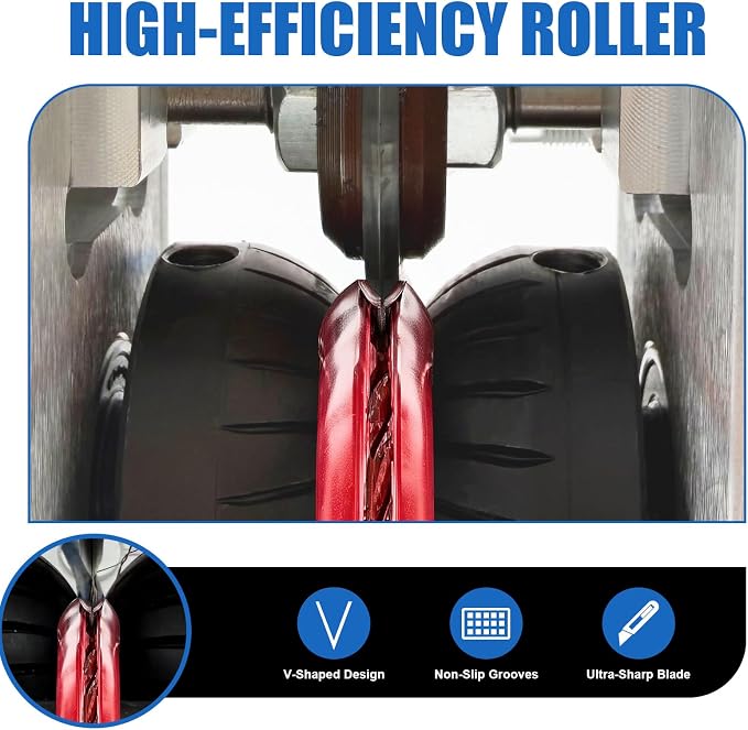 Manual Wire Stripper Machine, 0.06"-1.38" Wire Stripping Machine, Wire Stripping Tool for 1.5-35mm Scrap Wire Copper Wire Stripper Aluminum Alloy Frame Drill Powered Cable Stripper for DIY Cable