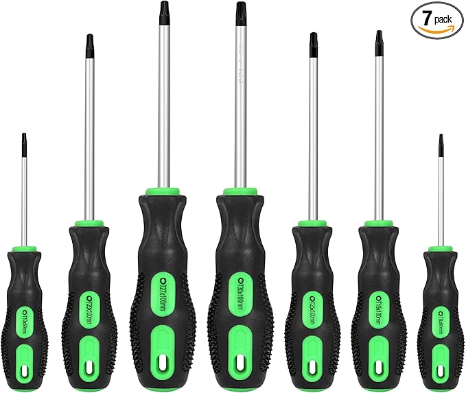 GURADESIGN 7PCS Magnetic Torx Screwdriver Set T8 to T30 Star Screwdrivers (7PCS TORX SCREWDRIVER)
