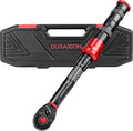 1/4-Inch Drive Torque Wrench 20-240in.lb/2.3-27.1Nm, ±3% Precision Dual Direction Torque Wrenches with 72-Tooth Dual Range Scales