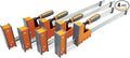 Bora 4 Pack Parallel Clamps for Woodworking - Two 24 Inch and Two 31 Inch Parallel Wood Clamps Heavy Duty Bar Clamp for Wood Working with 1100 Lbs of Clamping Force Each - DIY Bora Clamp Set