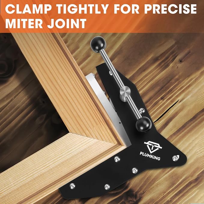 2PCS Miter Clamps for Woodworking, Corner Clamps for Making Window Casing, Door Casing, Picture Frames, Cabinet Trim
